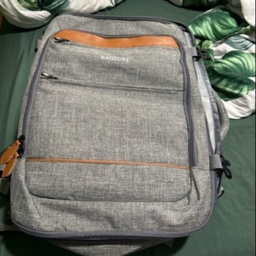 Travel Backpack, 42L Carry on Luggage, Flight Approved Expandable Backpack